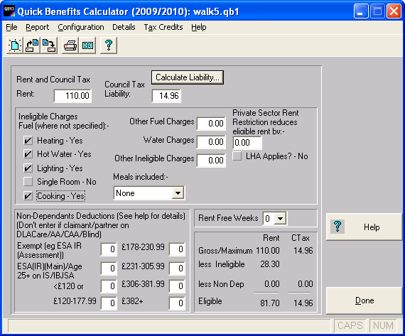 quick benefits calculator walkthrough screenshot 5